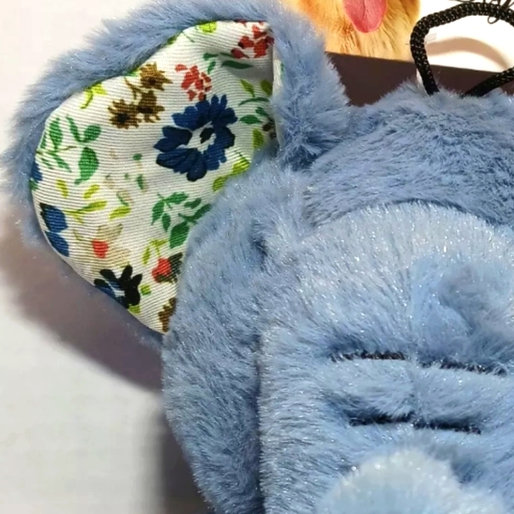 Petlou Plush Crinkle Interactive Stuffed Dog Squeaky Toys - 15" Blue Elephant - Picture 3 of 7